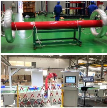 High voltage capacitor and complete testing device